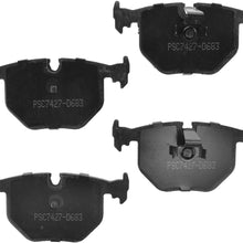 Front & Rear Ceramic Disc Brake Pad & Wear Sensor Kit LH & RH Sides for BMW X5