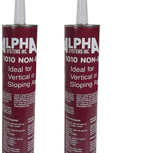 Alpha Systems 862159 N1010 Non-Sag Roof Sealant-11 oz, Gray (Qty 6)