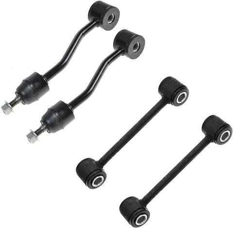 4 Piece Kit Stabilizer Sway Bar End Link Front Rear LH RH for Wrangler TJ