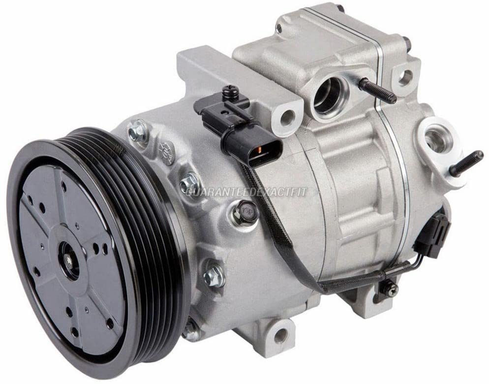 AC Compressor & A/C Clutch For Hyundai Genesis Sedan V6 2009 2010 2011 2012 2013 2014 - BuyAutoParts 60-02350NA New