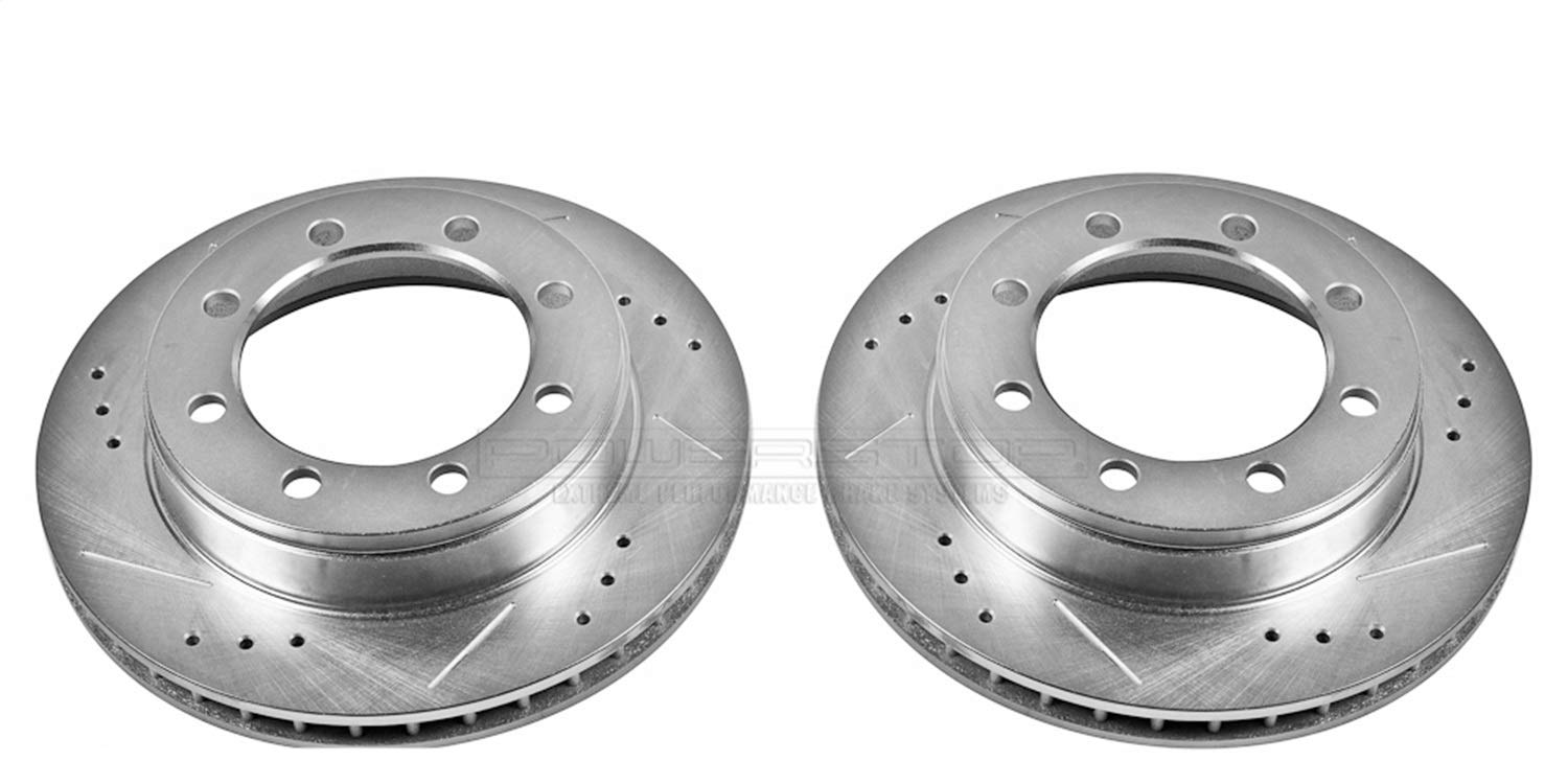Power Stop AR8553XPR Front Evolution Drilled & Slotted Rotor Pair