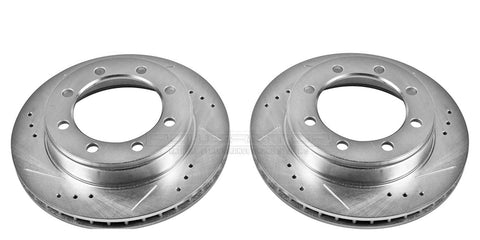 Power Stop AR8553XPR Front Evolution Drilled & Slotted Rotor Pair