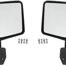 EAG Reflection Mirrors Side View Mirror Fit for 76-20 Wrangler CJ7 YJ TJ JK JL