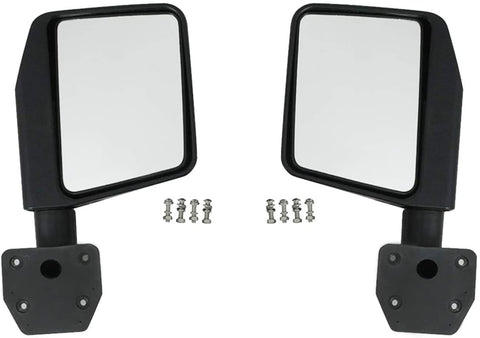 EAG Reflection Mirrors Side View Mirror Fit for 76-20 Wrangler CJ7 YJ TJ JK JL