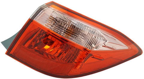 Outer Quarter Panel Mounted Tail Light Lamp RH Passenger Side for Toyota Corolla