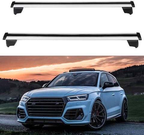 ECCPP Roof Rack Crossbars Compatible with Audi Q5 2018-2020,for Audi SQ5 2018-2020 Cargo Racks Rooftop Luggage Canoe Kayak Carrier Rack - Max Load 150LBS Kayak Rack Accessories
