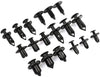 LSAILON Car Retainer Clips Kit 6Sizes Black Plastic Fender Clips Bumper Retainer Clips Kit fit for GM Ford Toyota with Tool,190Pcs