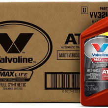 Valvoline CVT Full Synthetic Continuously Variable Transmission Fluid 1 QT, Case of 6