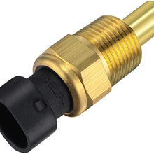 2 Pieces Engine Coolant Sensor Coolant Temperature Sensor Multi-purpose Brass Cooling Temperature Sensor Compatible with Honda Acura Buic Chevrolet GMC