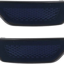 HERCOO Rear Bumper Reflector Light Lamp Compatible with Jeep Grand Cherokee 2012-2018, Patriot 2013-2017, Dodge Journey 2012-2020, Pack of 2