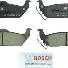 Bosch BC1012 QuietCast Premium Ceramic Disc Brake Pad Set For 2004-2011 Ford F-150 and 2006-2008 Lincoln Mark LT; Rear