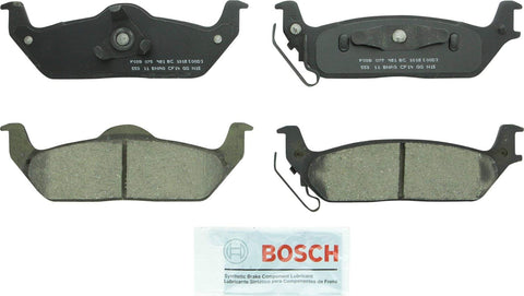 Bosch BC1012 QuietCast Premium Ceramic Disc Brake Pad Set For 2004-2011 Ford F-150 and 2006-2008 Lincoln Mark LT; Rear