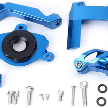 Mallofusa Motorcycle Stabilizer Steering Damper Bracket Mount Holder Kit Compatible for Kawasaki Z1000 2015 2016 2017 Green