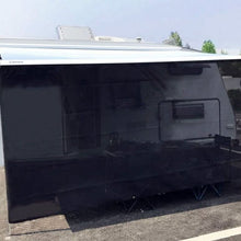 Tentproinc RV Awning Sun Shade Screen 6' X 15' 3'' - Black Mesh Sunshade UV Blocker Complete Kits Motorhome Camping Trailer Canopy Shelter - 3 Years Lasting