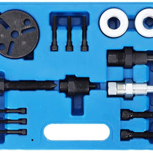 Air Conditioner Clutch Kit, 15Pcs/Set Automotive Car A/C Air Conditioner Remover Compressor Clutch Puller Installer Part Tool