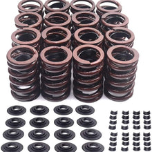 Ohoho 16 Pack Z28 Valve Springs Kit w/Steel Retainers HD Locks for Compatible with SBC 327 350 400 Valve Springs Kit