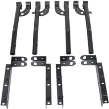 7BLACKSMITHS Full Size Truck Contractors Rack Ladder Pickup Kayak Lumber Rack Side Bar Long Cab（You Will get 2 Boxes）