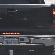 iJDMTOY 15-Inch Truck Trailer Tailgate Red LED ID Light Bar Compatible With Chevrolet Dodge Ford GMC Nissan Toyota etc, Functions as Tail Light, Brake Lamp & Turn Signal Lights, Dark Red Lens