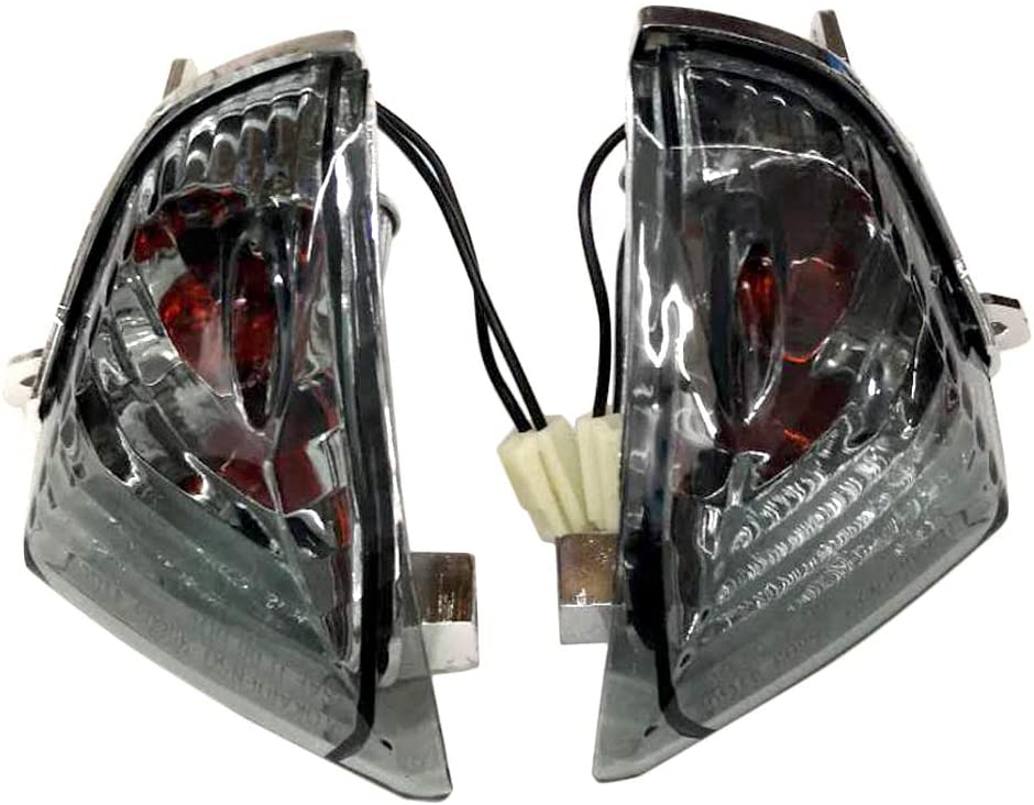 ZXMOTO Rear Turn Signal Indicator Light for 2006 2007 Suzuki GSXR 600 GSXR 750 K6 /GSXR 1000 K5 2005 2006 Smoked Lens