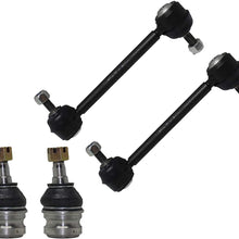 Detroit Axle - 4PC Front Sway Bar Links and Lower Ball Joints for 2005 2006 Honda Odyssey