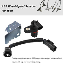 RYANSTAR Rear ABS Wheel Speed Sensor Kit for 1998-2004 Dodge Dakota 1998-2003 Dodge Durango 1998-2005 Dodge Ram 1500 2500 3500 5014787AA 970-024