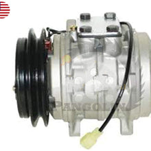 M6800S-CAB M6800SDT-CAB AC Compressor Air Conditioner Compressor with Clutch Assy for Kubota M8200-CAB M8200DT-CAB M8200SDTN Air Conditioning Compressor Spare Parts with 3 Month Warranty