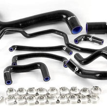 Silicone Radiator Heater Hose Kit Clamps For Subaru Impreza STI MK10 GRB GH 2008 2009 2010 2011 Black