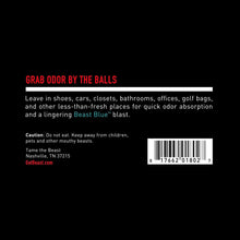 Beast Balls - Deodorizing Balls for Shoes Cars Closets Offices Gym Bags Bathrooms Sneakers Boots Lockers Air Fresheners - Beast Blue Long Lasting Premium Natural Scent by Tame the Beast