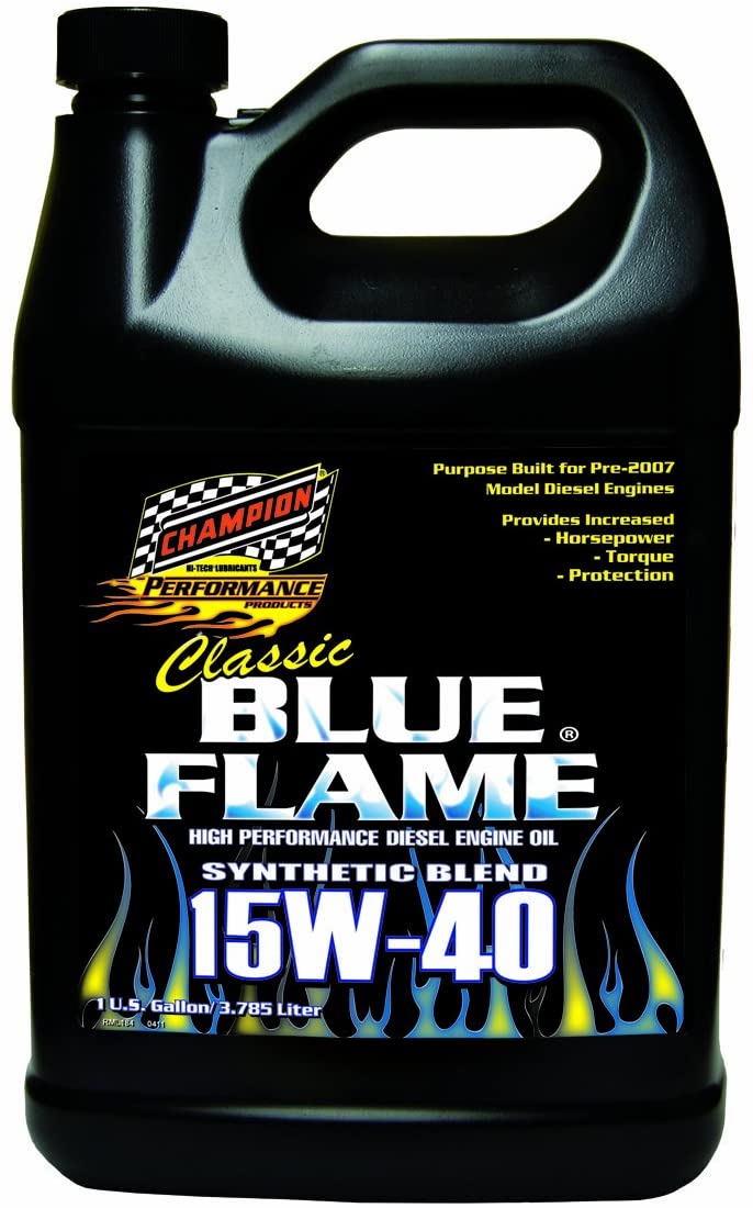 Champion Brands 4359N-EACH 'Classic Blue Flame' 15W-40 Diesel Motor Oil - 1 Gallon Jug