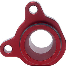 Partol Aluminum Automotive Water Hose Fitting Replacement for BMW 335i, 335xi, 135i, 2006-2010 325i, 330i, 525i, 525xi, 528i, 528xi, 530i, 530xi Engine - Replace#OEM 11537541992 11537544638 (Red)