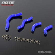 Silicone Radiator Hose Coolant Kit Clamps For Honda CRF450X 2005 2006 2007 2008 2009 2010 Blue