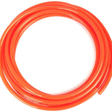 X AUTOHAUX 5 Meter 16.40ft Red Polyurethane PU Air Hose Pipe Tubing 8mm OD 5mm ID for Car