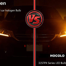 HOCOLO 1260 Lumens Extremely Bright PX Chips 7440 7441 7443 7444 Amber Yellow Turn Signal LED Bulbs