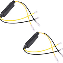 Terisass LED Load Resistor Motocycle LED Light Resistance Decoder Pair of 21W Error Free Anti Flickering Resistor Decoder