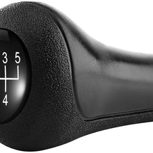 Acouot Rubber 5 Speed Gear Shift Knob Head All New Replacement Part For Car BMW E28 E30 E34 E36 Black