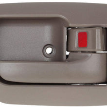 AUTEX 2pcs Interior Door Handles Front Left Right Driver Passenger Side Compatible with Toyota Sienna 1998 1999 2000 2001 2002 2003 Door Handles Light Brown 80533 6927808010E0 80504