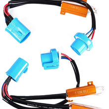 FOORDAY 50W 8ohm 9007 Double Resistance Line Led Load Resistors Connector for Turn Signal Bulb DRL LED Canbus Decoder (2 Pcs)