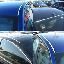 Goldwheel 1/2" Wide 25Ft Chrome Moulding Trim Car Strip Tape Door Window Bumper Edge Protective Sticke,DustProof and ScratchProof (Silver)