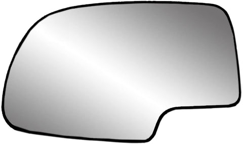 Fit System 33058 Driver Side (LH) Heated Replacement Mirror Glass with Backing Plate