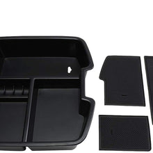 Replacement for 07-14 Chevy Tahoe Silverado/GMC Yukon Sierra Center Console Storage Box Armrest Organizer Tray