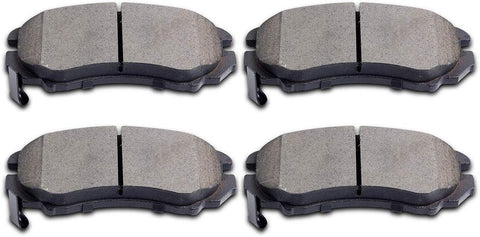 AUTOMUTO Ceramic Discs Brake Pads, 4pcs Front Brake Pads Brakes Kits for 2005-2009 Hyundai Tucson, 2002-2010 Kia Optima, 2010-2013 Kia Soul, 2005-2010 Kia Sportage, 2006-2010 Hyundai Sonata