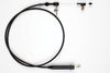 Lokar XKD-2727HT Kickdown Cable Kit with Black Stainless Steel Housing and Black Aluminum Fittings for Chrysler 727 Transmission