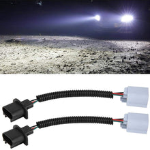 Qiilu 1 Pair H13 9008 Connector Plug Decoder Extension Wire for High/Low Beam Headlights