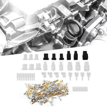 Automotive Electrical Wire Connectors Kit 144Pcs Wiring Repair Connector Wiring Automotive Harness Auto Terminal Repair Kit