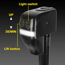 Weize Power Tongue Jack, 3500 Lb. Heavy Duty Electric Trailer Jack with Drop Leg, 23-5/8" Lift, 12V DC