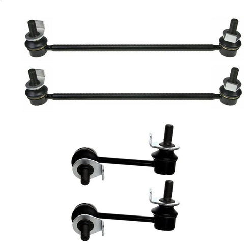 Detroit Axle - 4pc Front and Rear Sway Stabilizer Bars Kit for 2003 2004 2005 2006 2007 2008 Infiniti FX35 - [Infiniti FX45]