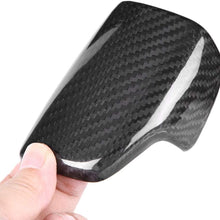Gear Shift Knob Frame, Carbon Fiber Car Gear Shift Knob Head Cover Trim for A4 S4 RS4 B9 A5 S5 RS5 Q5 Q7