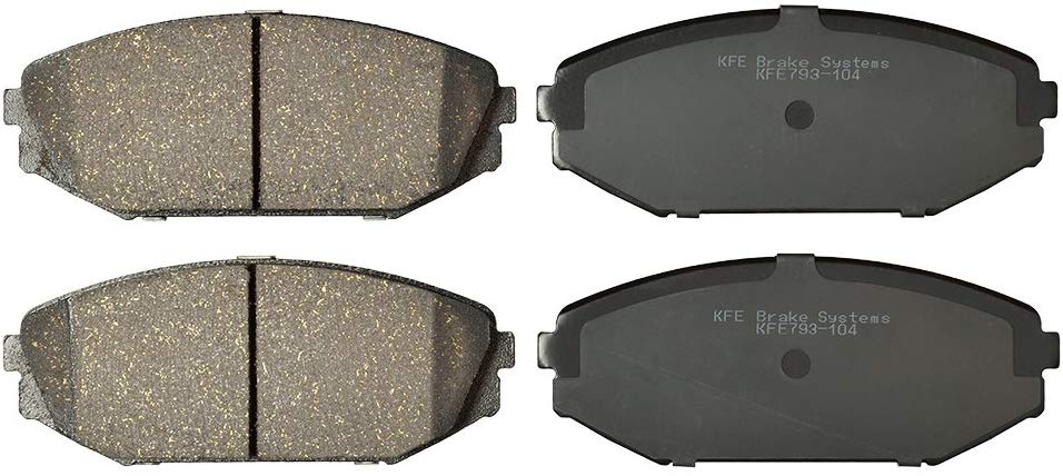 KFE Ultra Quiet Advanced KFE793-104 Premium Ceramic FRONT Brake Pad Set