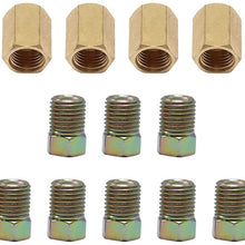 Brake Line Fittings Assortment 3/8 Inch-24 for 3/16 Inch Tube