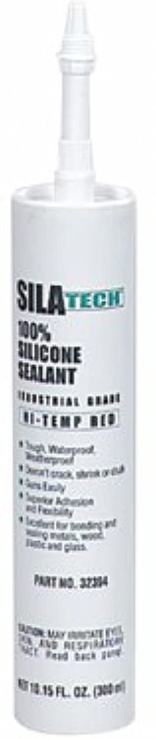 Silatech™ Red RTV Silicone Adhesive Sealants - red 10.15 oz. ind gradesilicone [Set of 12]